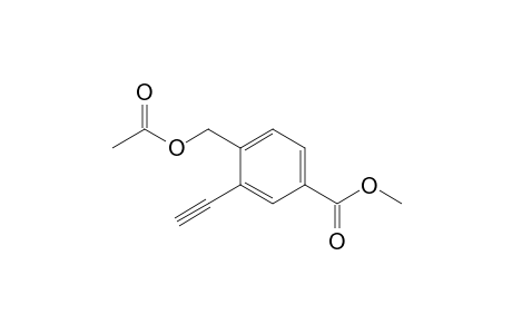 2-Ethynyl-4-(methoxycarbonyl)benzyl acetate