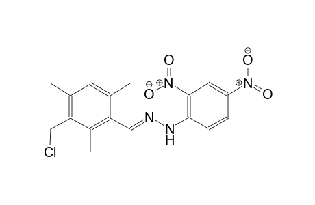 benzaldehyde, 3-(chloromethyl)-2,4,6-trimethyl-, (2,4-dinitrophenyl)hydrazone