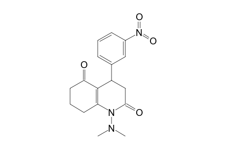 2,5(1H,3H)-Quinolinedione, 1-(dimethylamino)-4,6,7,8-tetrahydro-4-(3-nitrophenyl)-