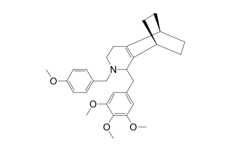 5,8-ETHANO-2-(PARA-METHOXYBENZYL)-1-(3,4,5-TRIMETHOXYBENZYL)-1,2,3,4,5,6,7,8-OCTAHYDROISOQUINOLINE