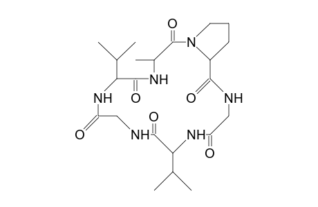 Cyclo(L-alanyl-L-prolyl-glycyl-L-valyl-glycyl-L-valyl)
