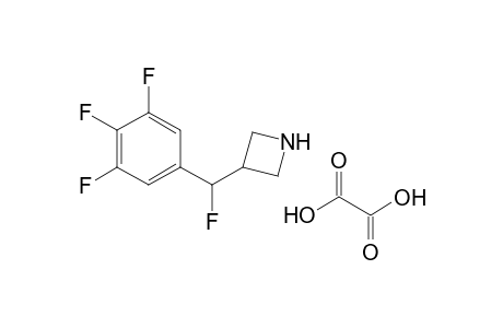 3-[fluoro(3,4,5-trifluorophenyl)methyl]azetidine oxalate salt