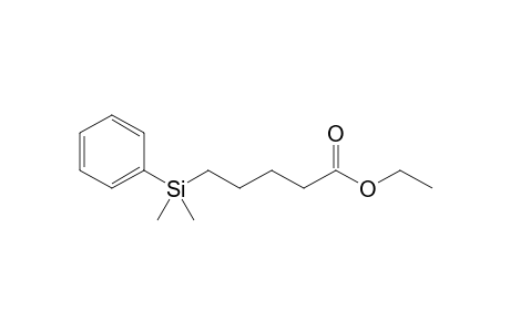 5-[dimethyl(phenyl)silyl]pentanoic acid ethyl ester