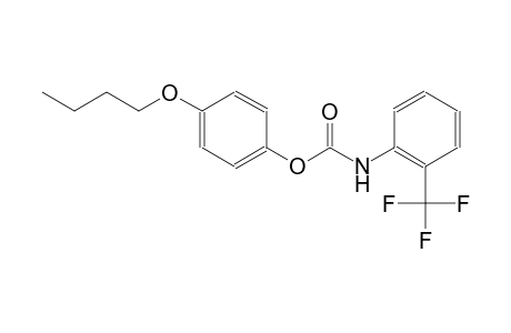 (2-Trifluoromethylphenyl)carbamic acid, 4-butoxyphenyl ester