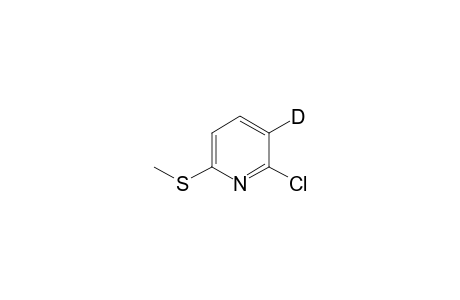 2-Chloro[3-D]-6-methylsulfanylpyridineyl(trimethyl)silane