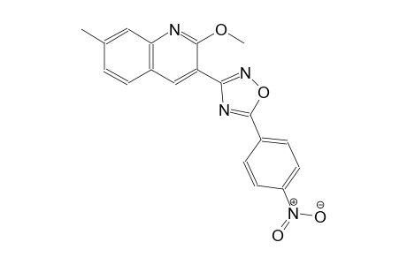 2-methoxy-7-methyl-3-[5-(4-nitrophenyl)-1,2,4-oxadiazol-3-yl]quinoline