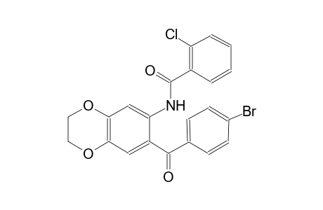 benzamide, N-[7-(4-bromobenzoyl)-2,3-dihydro-1,4-benzodioxin-6-yl]-2-chloro-