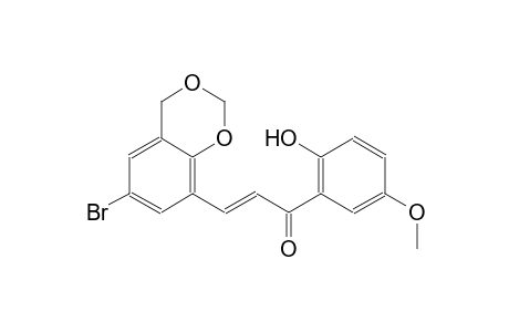 (2E)-3-(6-bromo-4H-1,3-benzodioxin-8-yl)-1-(2-hydroxy-5-methoxyphenyl)-2-propen-1-one