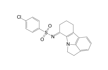 Benzenesulfonamide, 4-chloro-N-(4,5,9,10-tetrahydropyrrolo[3,2,1-jk]carbazol-7(8H)-yliden e)-