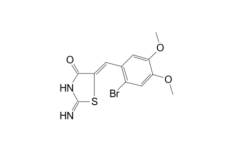 5-(2-Bromo-4,5-dimethoxy-benzylidene)-2-imino-thiazolidin-4-one