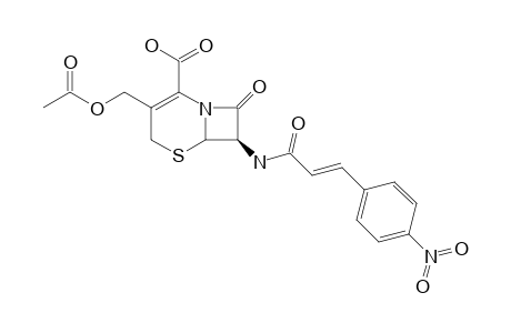 7-BETA-(4-NITROCINNAMOYL)-AMINO-3-ACETOXYMETHYL-CEPHALOSPORINE