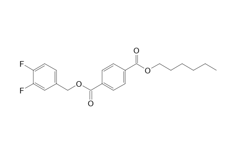 Terephthalic acid, 3,4-difluorobenzyl hexyl ester