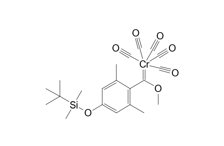{[4-(tert-Butyldimethylsiloxy)-2,6-dimethylphenyl](methoxy)methylene}pentacarbonylchromium(0)