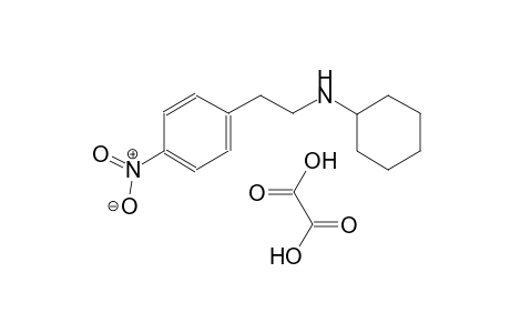 N-[2-(4-nitrophenyl)ethyl]cyclohexanamine oxalate