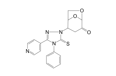 2-(4-phenyl-3-pyridin-4-yl-5-sulfanylidene-1,2,4-triazol-1-yl)-6,8-dioxabicyclo[3.2.1]octan-4-one