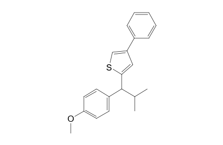 2-(1-(4-methoxyphenyl)-2-methylpropyl)-4-phenylthiophene