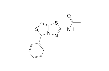 N-(5-Phenyl-5H-thiazolo[4,3-b][1,3,4]thiadiazol-2-yl)acetamide