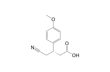 (3S)-4-Cyano-3-(4-methoxyphenyl)butanoic acid