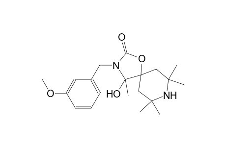1-oxa-3,8-diazaspiro[4.5]decan-2-one, 4-hydroxy-3-[(3-methoxyphenyl)methyl]-4,7,7,9,9-pentamethyl-
