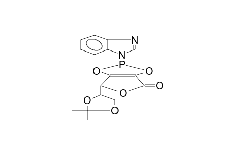 5,6-O-ISOPROPYLIDENE-L-ASCORBINIC ACID, BENZIMIDAZOLOCYCLOPHOSPHITE