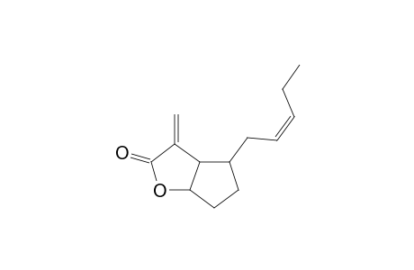 (3aRS,4SR,6aRS,2'Z)-Hexahydro-3-methylidene-4-(pent-2'-enyl)-2H-cyclopenta[b]furan-2-one