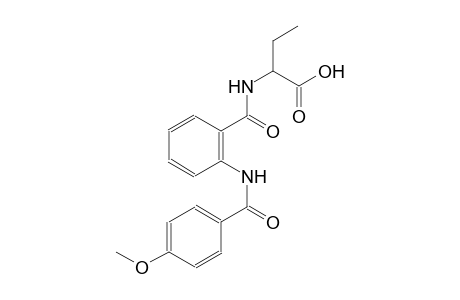 2-({2-[(4-methoxybenzoyl)amino]benzoyl}amino)butanoic acid
