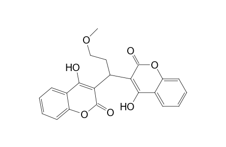 2H-1-Benzopyran-2-one, 3,3'-(3-methoxypropylidene)bis[4-hydroxy-