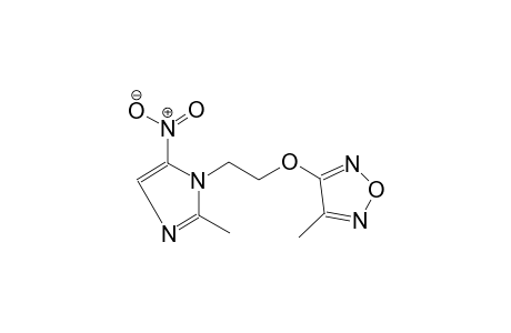 3-methyl-4-[2-(2-methyl-5-nitro-1H-imidazol-1-yl)ethoxy]-1,2,5-oxadiazole