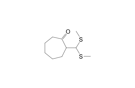 Cycloheptanone, 2-[bis(methylthio)methyl]-