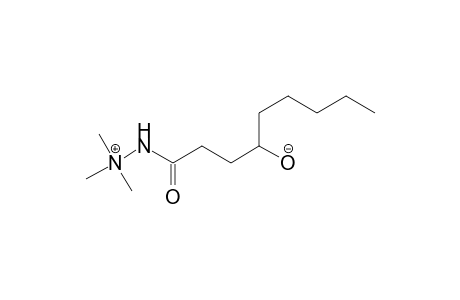 Hydrazinium, 2-(4-hydroxy-1-oxononyl)-1,1,1-trimethyl-, hydroxide, inner salt