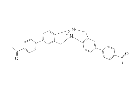 2,8-BIS-(4-ACETYLPHENYL)-6H,12H-5,11-METHANODIBENZO-[B,F]-[1,5]-DIAZOCINE