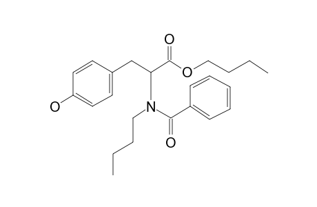 Tyrosine, N-benzoyl-N-N-butyl-, N-butyl ester