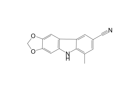 3-cyano-6,7-(methylenedioxy)-1-methylcarbazole