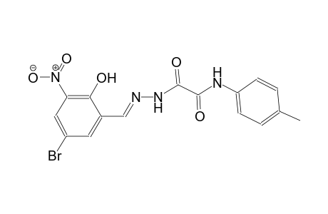 2-[(2E)-2-(5-bromo-2-hydroxy-3-nitrobenzylidene)hydrazino]-N-(4-methylphenyl)-2-oxoacetamide