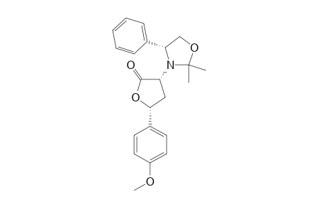 2(R)-(1-AZA-2,2-DIMETHYL-3-OXA-5(S)-PHENYLCYCLOPENT-1-YL)-4(R)-(PARA-METHOXYPHENYL)-1-OXOTETRAHYDROFURAN
