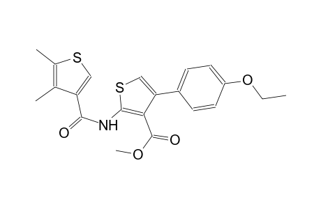 methyl 2-{[(4,5-dimethyl-3-thienyl)carbonyl]amino}-4-(4-ethoxyphenyl)-3-thiophenecarboxylate