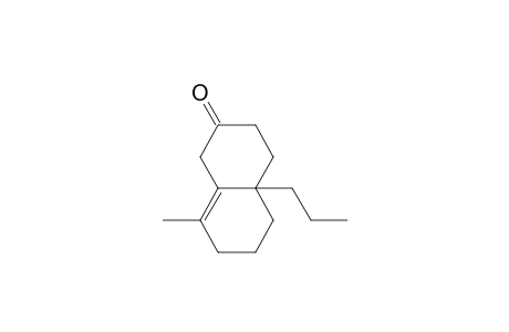 2(1H)-Naphthalenone, 3,4,4a,5,6,7-hexahydro-8-methyl-4a-propyl-, (.+-.)-
