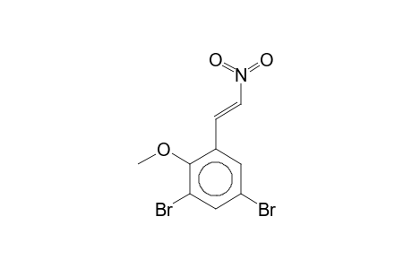 Ethene, 1-(2-methoxy-,3,5-dibromophenyl)-2-nitro-