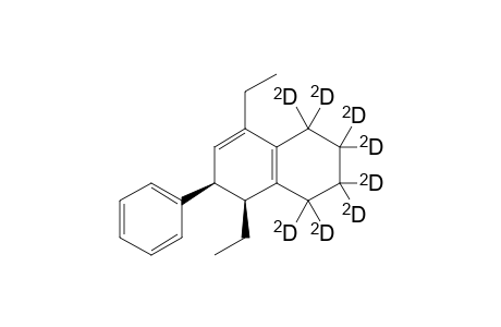 cis-2-Phenyl-1,4-diethyl-1,2,5,6,7,8-hexahydronaphthalene-D8