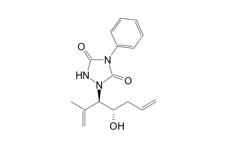 (3R*,4S*)-2-Methyl-3-(4'-phenyl-1',2',4'-triazolidine-3',5'-dion-1'-yl)-1,6-heptadien-4-ol