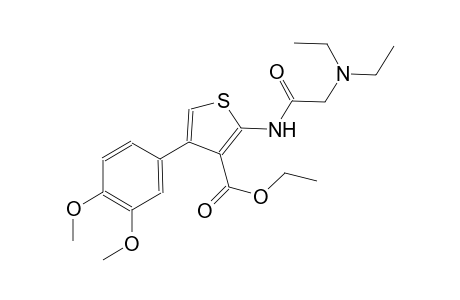 ethyl 2-{[(diethylamino)acetyl]amino}-4-(3,4-dimethoxyphenyl)-3-thiophenecarboxylate