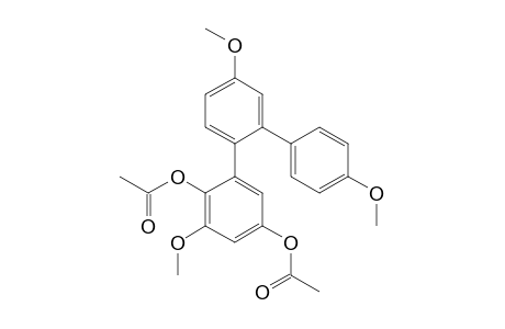 3',4,4"-Trimethoxyterphenyl-2',5'-diyl diacetate