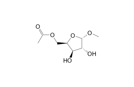 .alpha.-D-Xylofuranoside, methyl, 5-acetate