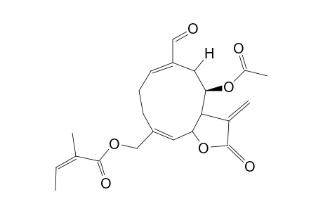 8.beta.-(Acetoxy)-15-[angeloyloxy]-14-oxo-(4Z)-acanthospermolide