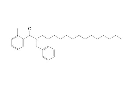 Benzamide, 2-methyl-N-benzyl-N-tetradecyl-