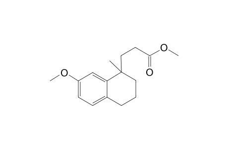 3-(7-Methoxy-1-methyl-3,4-dihydro-2H-naphthalen-1-yl)propanoic acid methyl ester