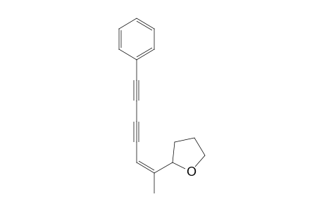 (Z)-1-Phenyl-6-tetrahydrofuranylhepta-5-en-1,3-diyne