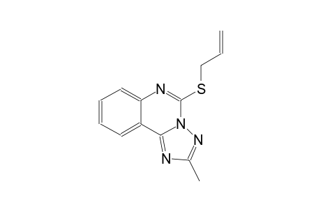 [1,2,4]triazolo[1,5-c]quinazoline, 2-methyl-5-(2-propenylthio)-