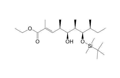 (E,4R,5S,6R,7R,8S)-7-[tert-butyl(dimethyl)silyl]oxy-5-hydroxy-2,4,6,8-tetramethyl-2-decenoic acid ethyl ester