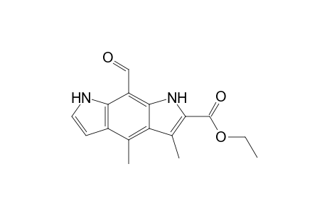 8-formyl-3,4-dimethyl-1,7-dihydropyrrolo[3,2-f]indole-2-carboxylic acid ethyl ester